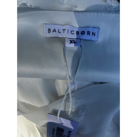 NWT Baltic Born Mila Swiss Dot DRESS •Women XL• White Cottage core Peasant - Picture 6 of 6